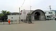 駅跡地（2017年5月）