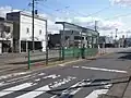 杉並町停留場・往線乗り場の全体構造