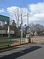 杉並町停留場・復線乗り場に設置の時計