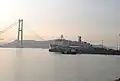 李舜臣大橋とGWANGYANG BEECH号