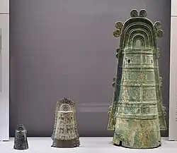 銅鐸東京国立博物館展示。