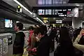 地下化された渋谷駅ホーム