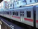 デハ1200形シングルアームパンタグラフ装備車(2007年8月15日 旗の台駅)