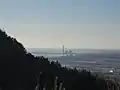 東海村の火力発電所(見晴らし台から)