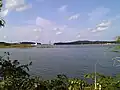 宇多川河口より松川浦大橋を望む（2005年）