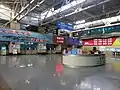 チケットカウンターとインフォメーション