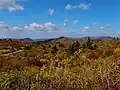 栗駒山荘付近からの紅葉の景色