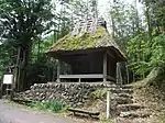 梼原町にある化粧坂の茶堂