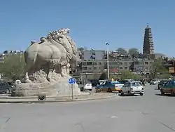 凌霄塔付近の市街地
