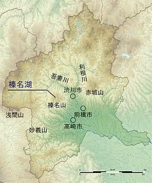 榛名湖の位置