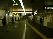 JR線南改札内（改装工事前）（2008年2月）