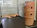出土埴輪大崎町中央公民館郷土資料展示室展示。