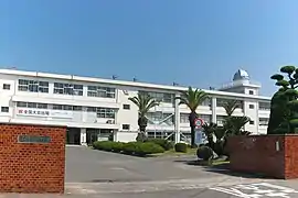 水島工業高校正門