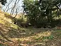 江浦横穴群A地区。(2018年3月撮影)