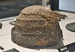 池尻2号墳 衝角付冑兵庫県加古川市。加古川総合文化センター博物館展示。