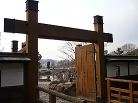 池田城の復興虎口