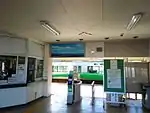 駅舎内（2015年12月）