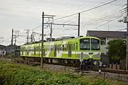 5004編成「若葉」旧塗装（鰭ヶ崎-小金城趾）