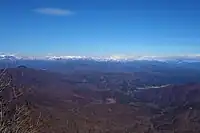 浅間隠山からの上越国境の山々