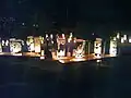 近くで見た灯籠
