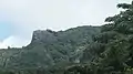 海道八景No.5 落水展望所から見る亀ヶ丘岩壁