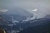 涌蓋山中腹から八丁原発電所