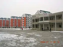 李郢孜鎮の住宅団地