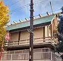 深川神明宮本殿・背面(2021年11月撮影)