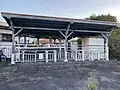 臨時改札口（2021年10月）
