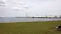 港公園から見た鹿島港（南側）