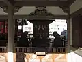 摂社の戸隠神社。祭神は天之手力雄命で、例祭は10月10日。道真公が祀られる以前からの地主神。