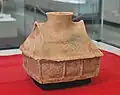 家形土器鳥取県湯梨浜町藤津出土。鳥取県立博物館展示。