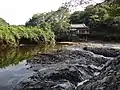 滝川の渡渉地点