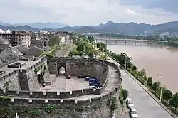 霊江と台州府甕城