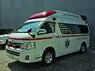 東消防署の高規格救急車(撮影当時は中央消防署予備車)