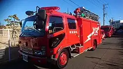 ポンプを装備し後部クレーンを装備していないII型横浜市消防局
