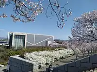 入口階段付近
