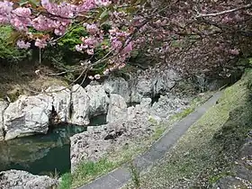 耶馬渓猿飛の甌穴群
