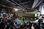 車両甲板とターンテーブル