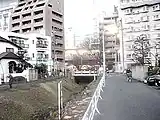 南口側と玉川上水