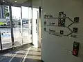 用賀PAフロア案内。4Fが駐車場。