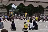 運動会の玉入れ（2012年6月撮影）