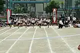 運動会の徒競走（2013年5月撮影）