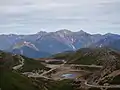 畳平と穂高連峰
