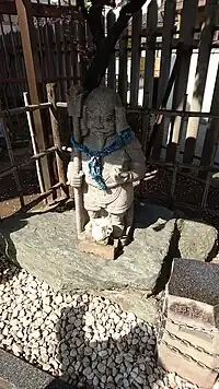 足立区にある千住七福神の毘沙門天(八幡宮)