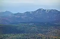 石狩岳からのトムラウシ山と沼ノ原