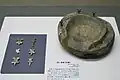 石神2号墳 北側石枕・立花千葉県千葉市。鳥取県立博物館企画展示時に撮影。