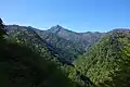 石鎚スカイラインからの石鎚山