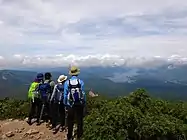 磐梯山から裏磐梯を望む