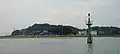 神島水道から見る片島